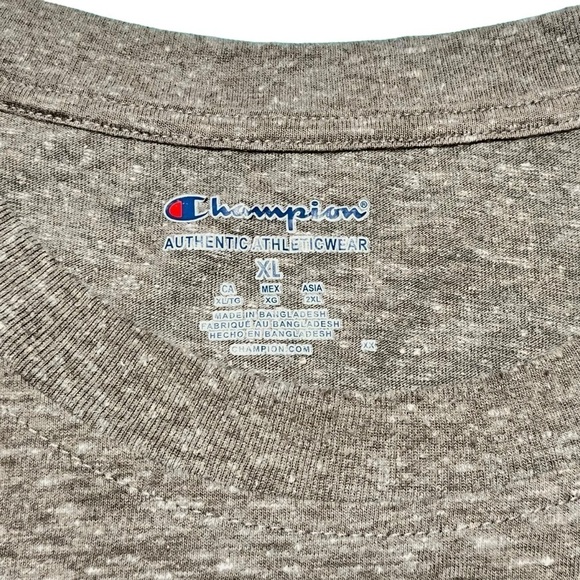 Auburn University Tigers Champion Heathered Grey T-Shirt Size XL - Picture 6 of 9